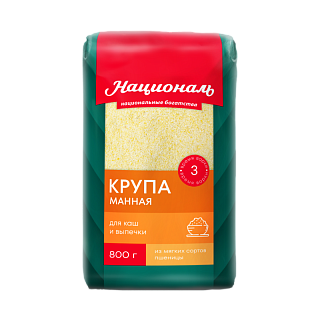 Крупа манная Националь