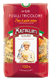 Макароны Maltagliati 678 Спираль трехцветная