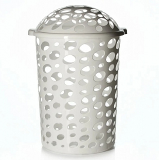 Корзина для белья "Сорренто", 45л., бежевый, "Альтернатива"