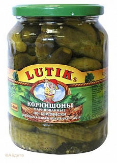 Огурцы 720мл маринованные 3-6см. корнишоны по-берлински