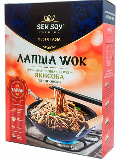 Набор для WOK лапша гречневая Soba соус Yakisoba кунжут
