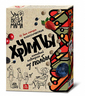 Готовый завтрак из полбы без сахара "Хрумпы классические" "Умная мама"