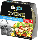 Тунец с фасолью и овощами, Владкон