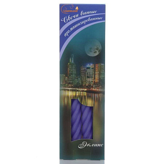 Свеча Витая Эклипс 4 шт. арт.С-00-23