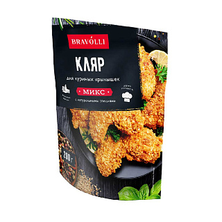 Кляр для куриных крылышек Bravolli!