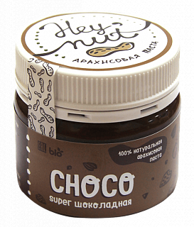 Шоколадная арахисовая паста HEY,NUT Choco