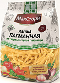 Лапша лагманная из твердых сортов пшеницы "МакСтори"