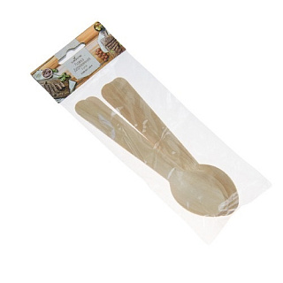 Ложка деревянная 160 мм 6 штук ЕвроХаус