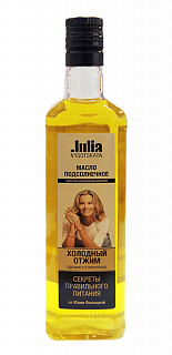 Масло подсолнечное нерафинированное Julia Vysotskaya 900 мл
