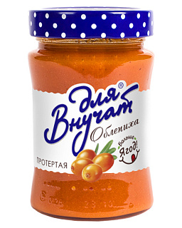 Протертая с сахаром облепиха Абрико