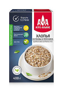 Хлопья из полбы и геркулеса, Агро-Альянс Экстра