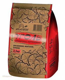 Уголь березовый Колобок Уголь березовый Колобок