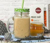 Чайный смузи с персиками