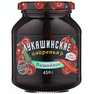 Варенье вишневое (без косточек) Лукашинские Варенье вишневое (без косточек) Лукашинские