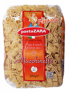 Макароны Pasta Zara №019 Фантазия "Машинки"