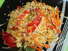 Острый капустный салат