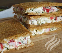 Сырные вафли к завтраку