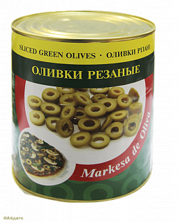 Оливки резанные Markesa de oliva
