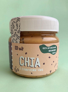 Арахисовая паста HEY,NUT Chia (с семенами чиа)