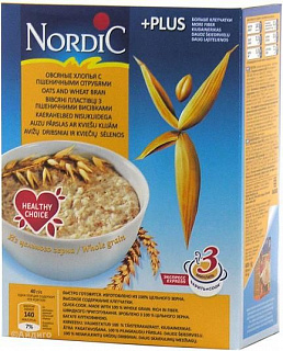 Хлопья овсяные с пшеничными отрубями