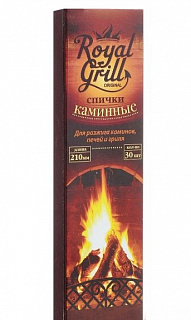 Спички РоялГриль каминные 210 мм 30 штук