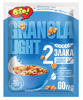 Смесь зерновая запеченная гранола Лайт "Ого!"