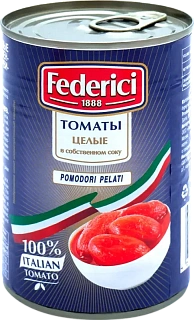 Томаты очищенные целые в собственном соку Федеричи Federici Томаты очищенные целые в собственном соку Федеричи Federici
