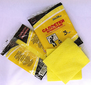 Салфетка вискоза 30*38 3 шт. "АРТГрупп"