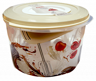 Емкость для миксера с декором 2л Бытпласт