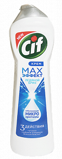 Чистящий крем белый Cif актив ультра