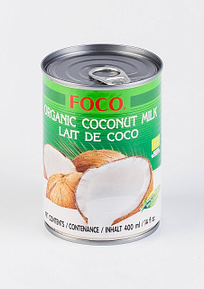 Молоко кокосовое ORGANIC FOCO (жирность 10-12%) Молоко кокосовое ORGANIC FOCO (жирность 10-12%)