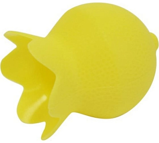 Пресс для лимона ЕвроХаус 6,5 см желтый, силикон