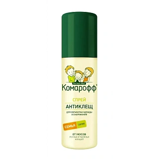 Спрей Комарофф Антиклещ, Дэта