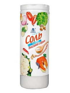 Соль пищевая мелкая в тубе, Кулина