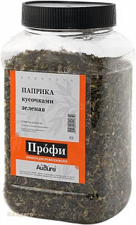 Паприка зеленая кусочками