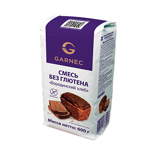 Смесь для хлеба "Бородинский" без глютена Гарнец