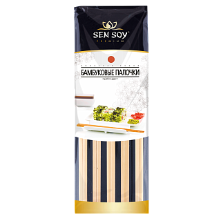 Палочки бамбуковые для еды 5 пар Сэн Сой Премиум