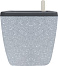 Горшок цветочный Мюнхен 5л с внутренней вставкой 2,2л Светлый камень, Пластик репаблик