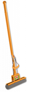 Швабра с отжимом Хозяюшка Мила