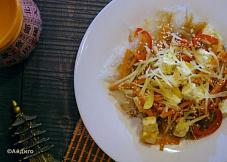 Фунчоза с овощами