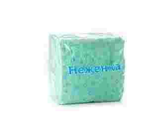 Салфетки бумажные салатовые "Неженка" 24*24, 1-слойные, 100 шт.