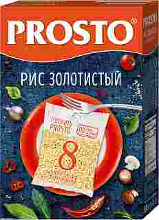 Рис Золотистый пакет для варки PROSTO 8*625