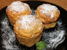 Морковные пряные маффины с орехами