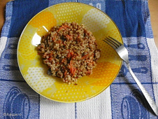 Гречка по-купечески, томлёная с овощами