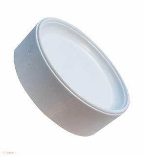 Одноразовая тарелка диаметром 170мм 100шт