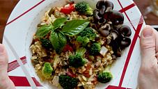 Веган-пэалья с шафраном