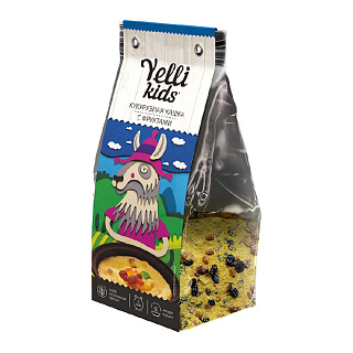 Кукурузная кашка с фруктами Yelli kids