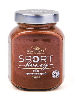 Мед Sport Honey с протеином и кэробом Берестов А.С.