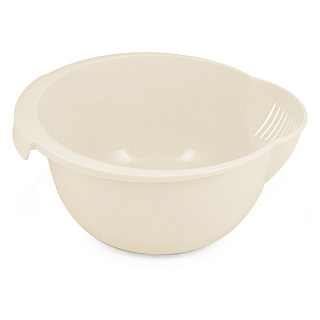 Миска 2л. со сливом "Полимербыт"