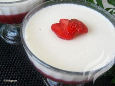 Желе «Клубника со сливками»